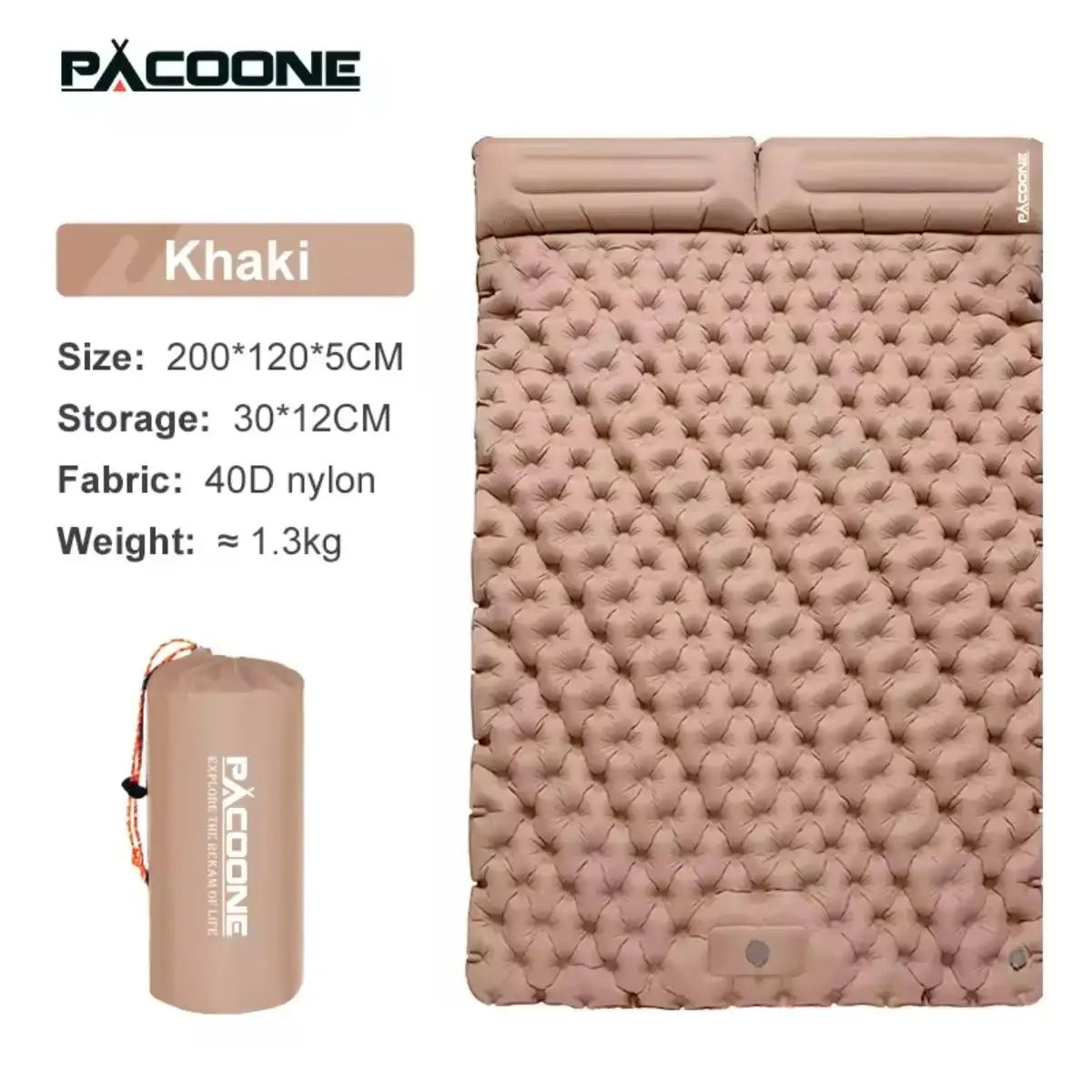 Foldable Outdoor Camping Inflatable Mattress For Indoor And Outdoor Use