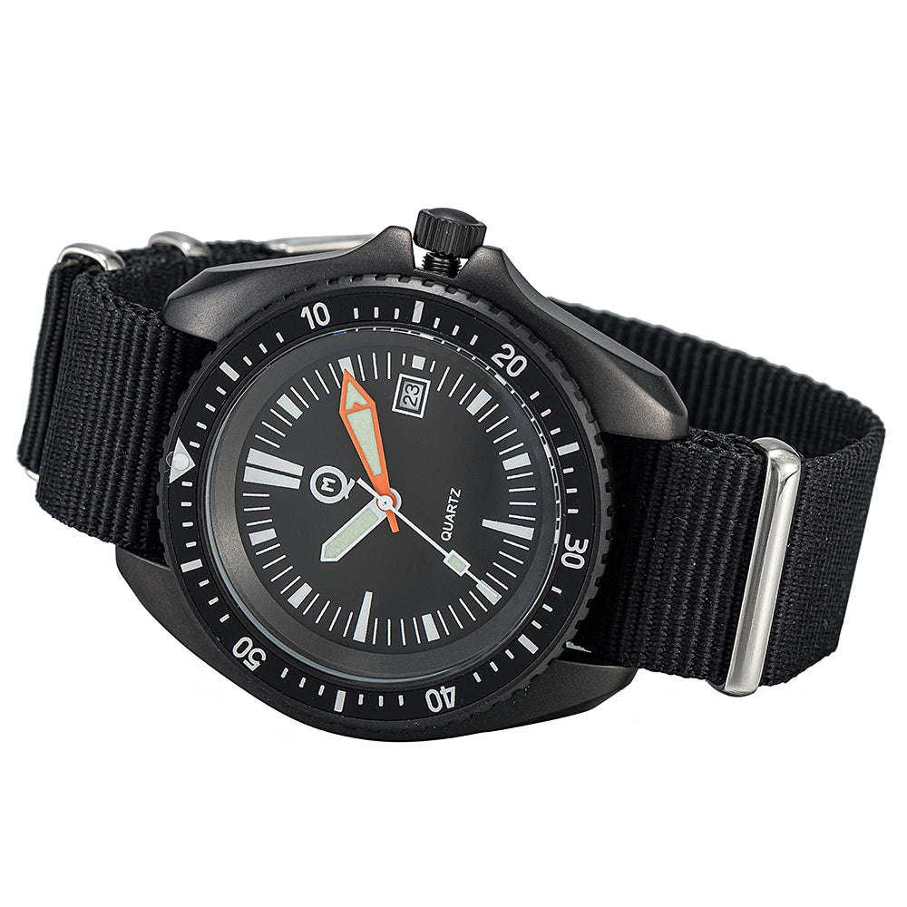 QM Classic UDT Mens Military Sport Watch Japan Movement 300M