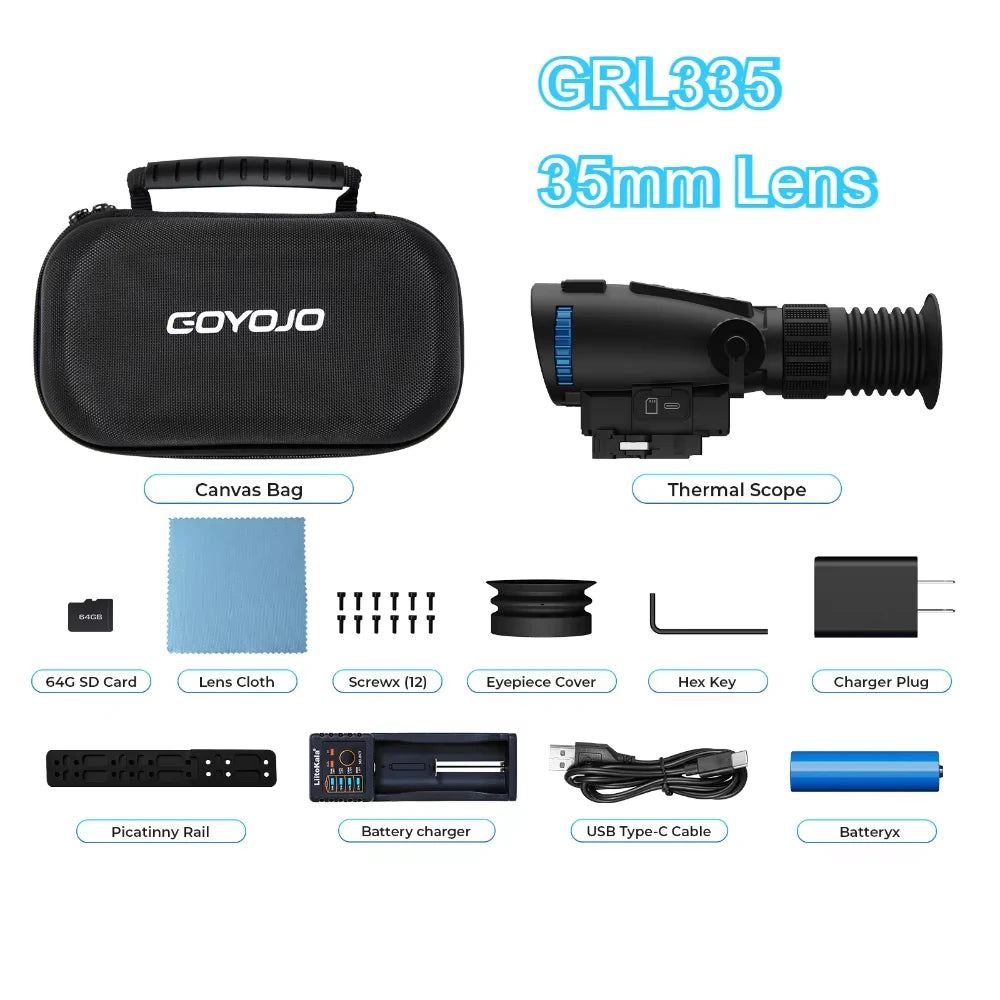 GoYOJO GRL335 Thermal Imaging Scope With Wifi Hunting Optics