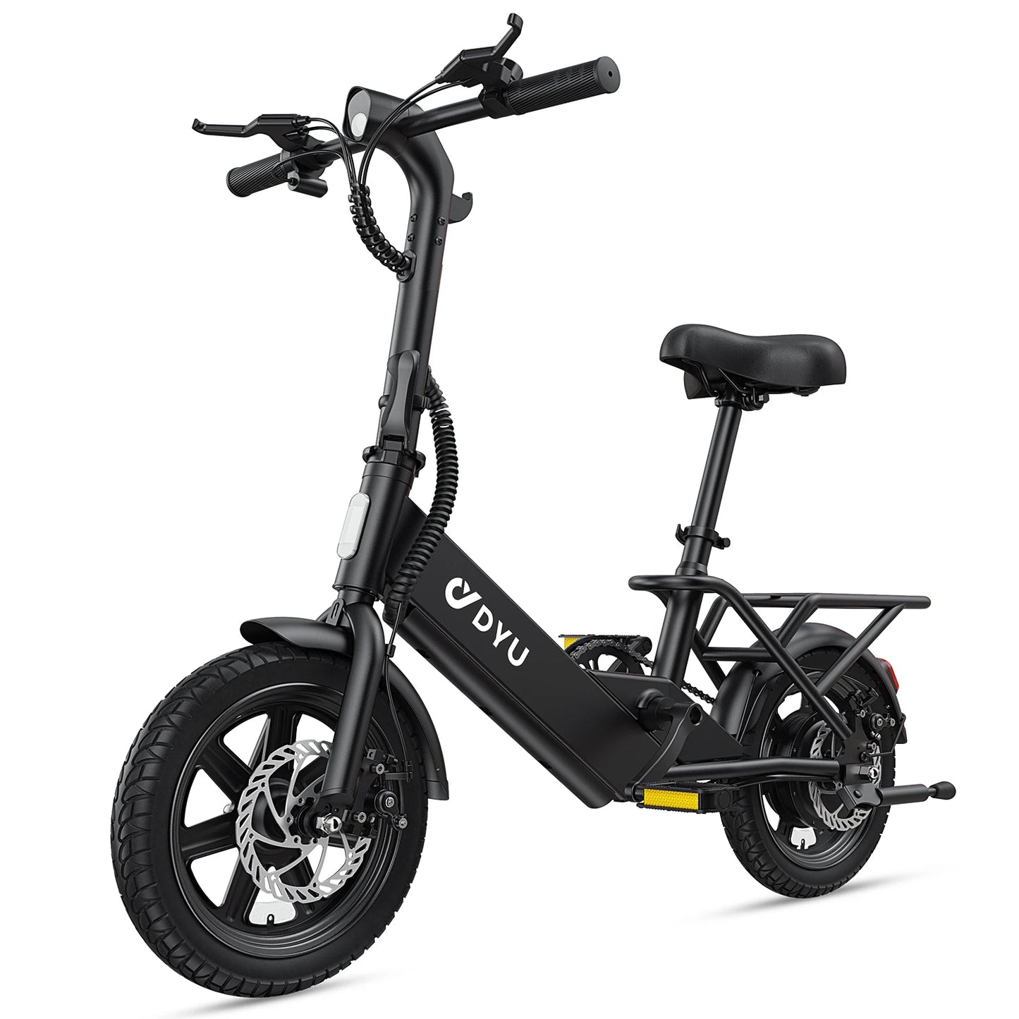 Dyu Folding City Electric Bicycle 500W Motor 36V Battery