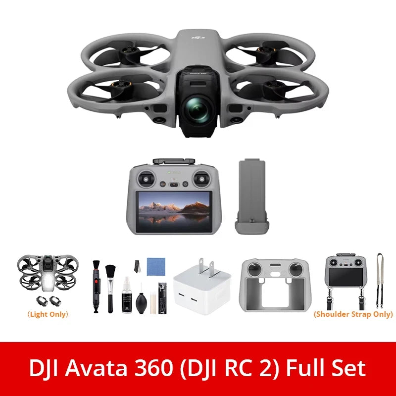 DJI Avata 360 Panoramic FPV Drone Featuring 8K HDR Camera