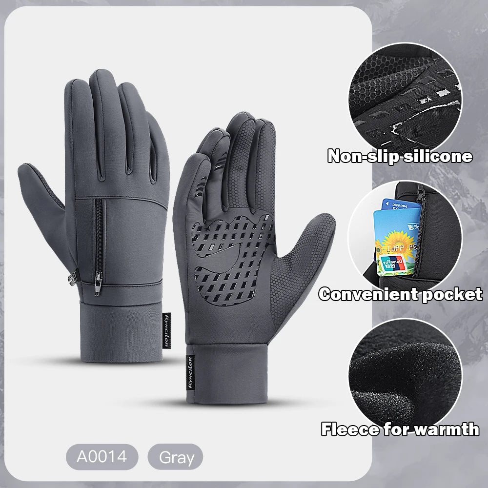 Winter Touchscreen Gloves Unisex Waterproof Windproof Non Slip