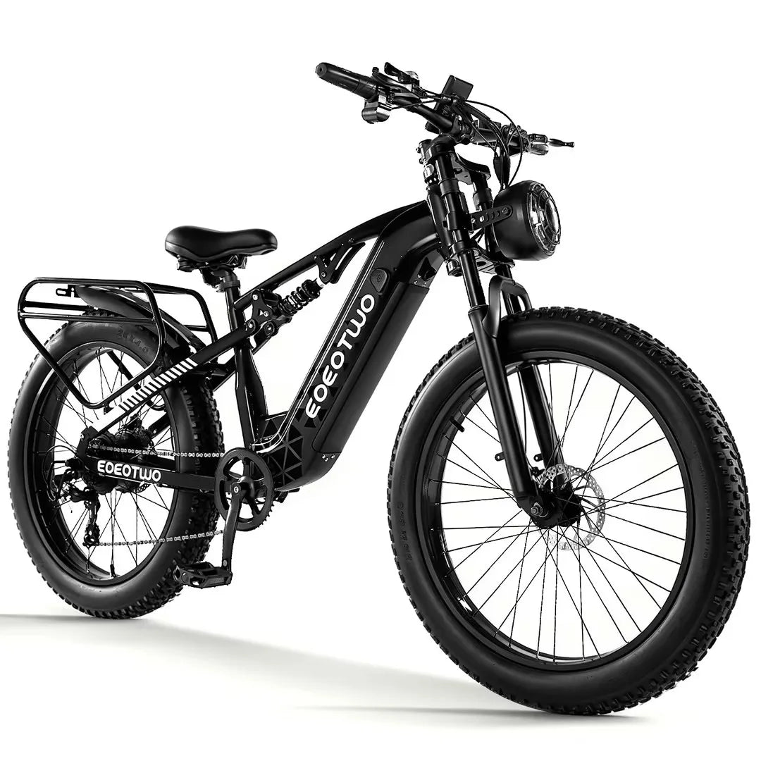 Electric Bike, 1500W Peak Ebikes for Adults, 26'' Fat Tire Best Ebike for Men Women, 60 Miles with 840Wh Battery, 34 MPH Max Speed Bicycles, 330LB Capacity