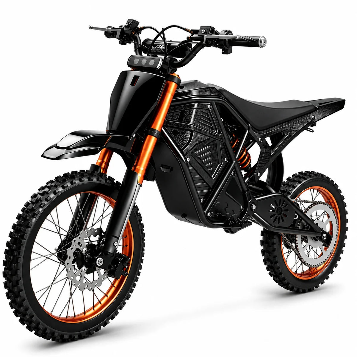 3000W Peak Power Electric Dirt Bike with Dual Suspension