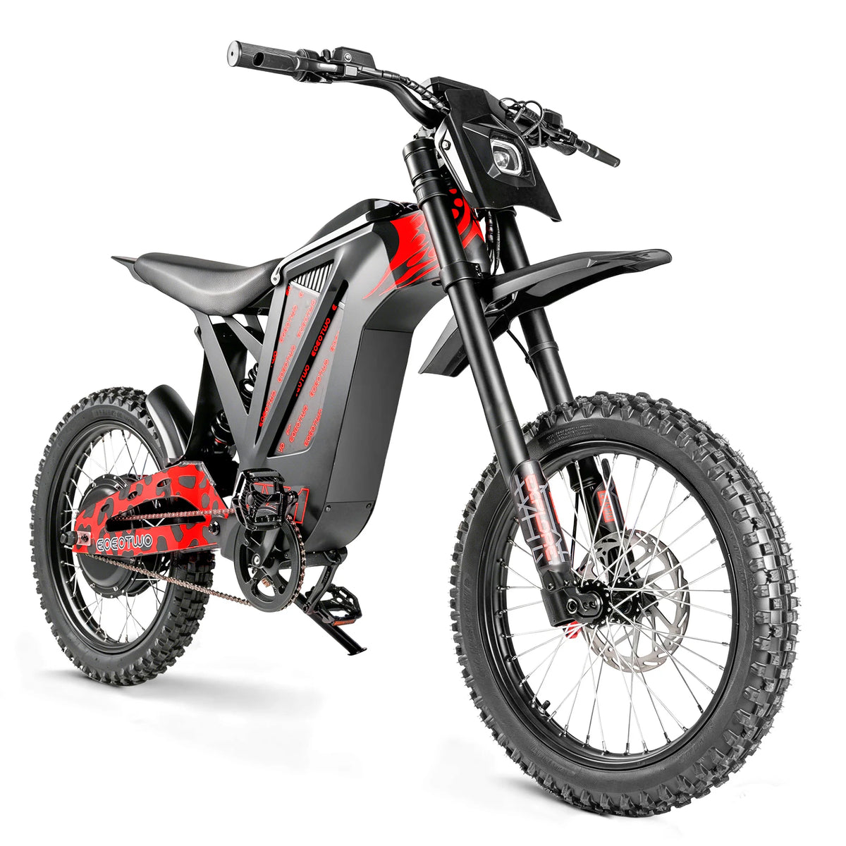 Eoeotwo 3000W Electric Dirt Bike 40Mph Offroad Mountain E-Bike