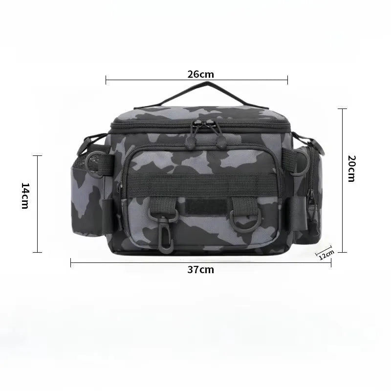 Multifunctional Fishing Backpack With Rod Storage For Outdoor Gear