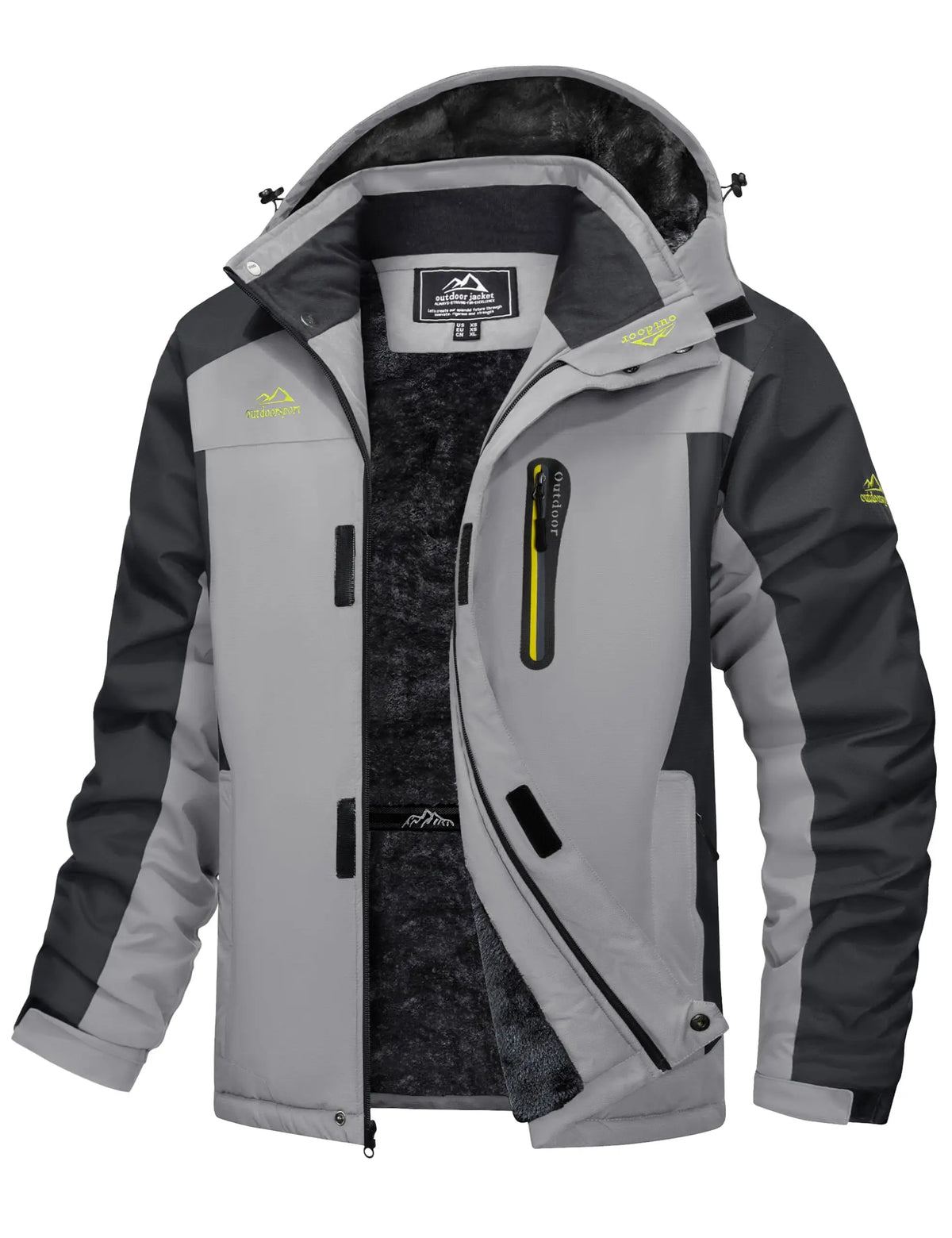 Cavva Men's Waterproof Fleece Lined Winter Parka Jacket