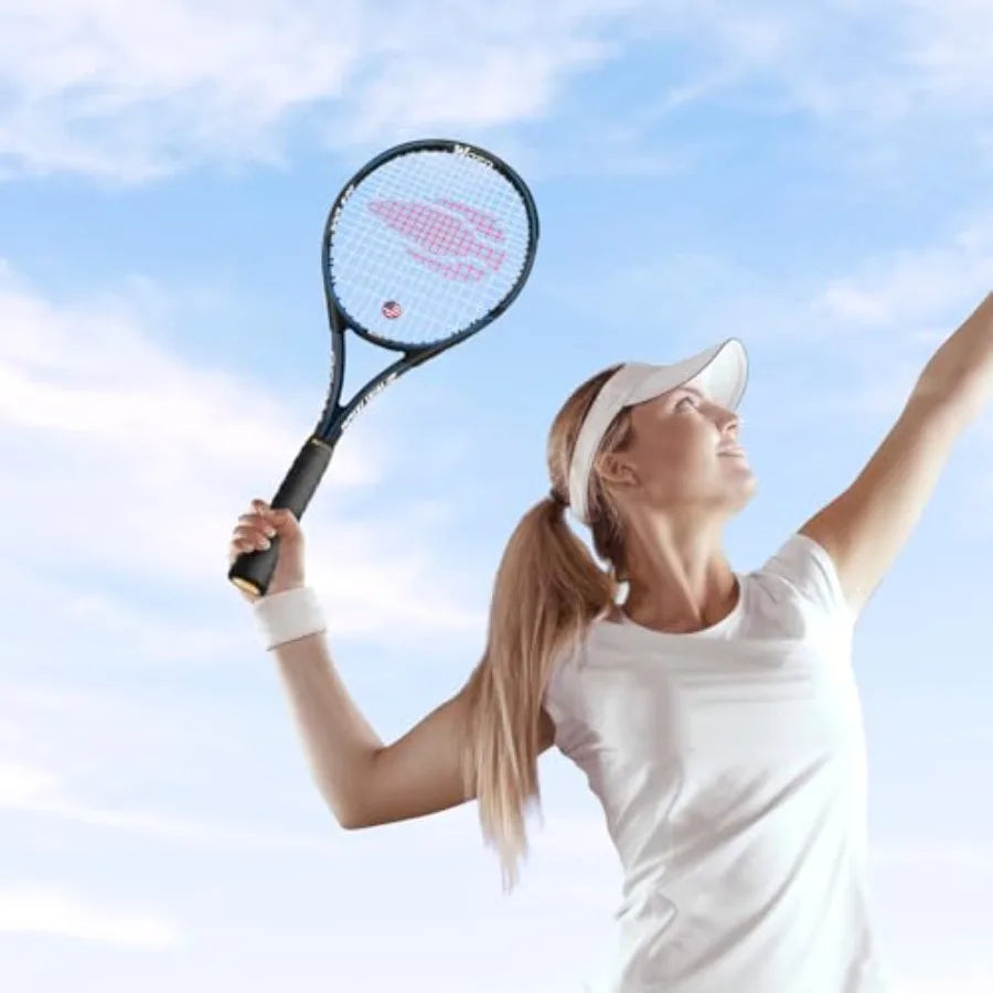 Adult 2 Player Tennis Racket Perfect for Beginner and Professional Players, 27" Speed Tennis Racquet Include Overgrips, Tennis