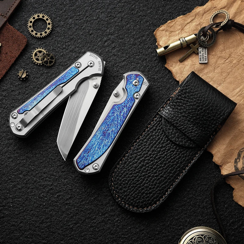 Alvely M390 Steel Folding Pocket Knife For EDC And Camping
