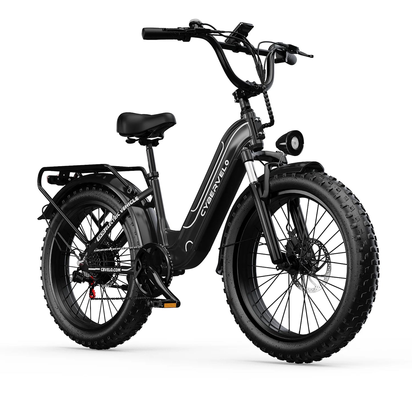 Cybvelo EK7 1000W Step Through Electric Bike With 48V Battery