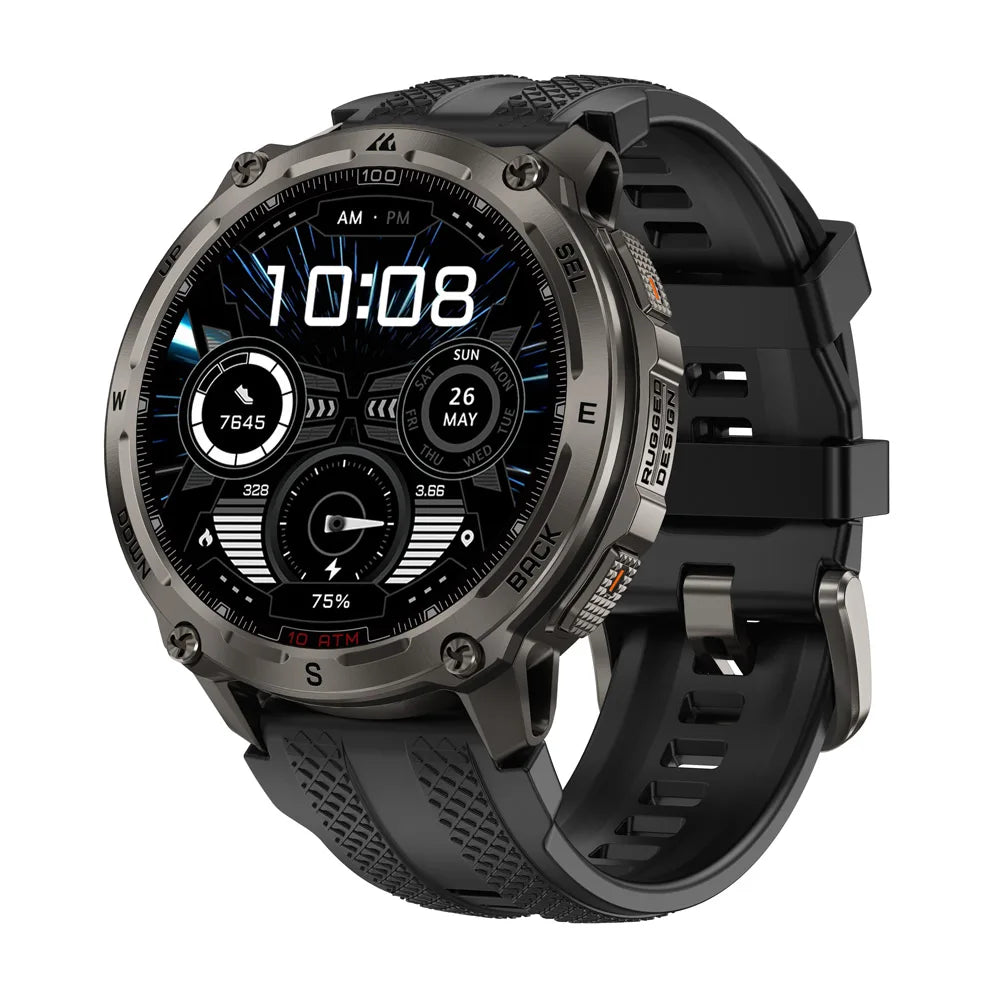 KOSPET Tank T4 Smartwatch GPS Maps 10ATM Waterproof Heart Rate