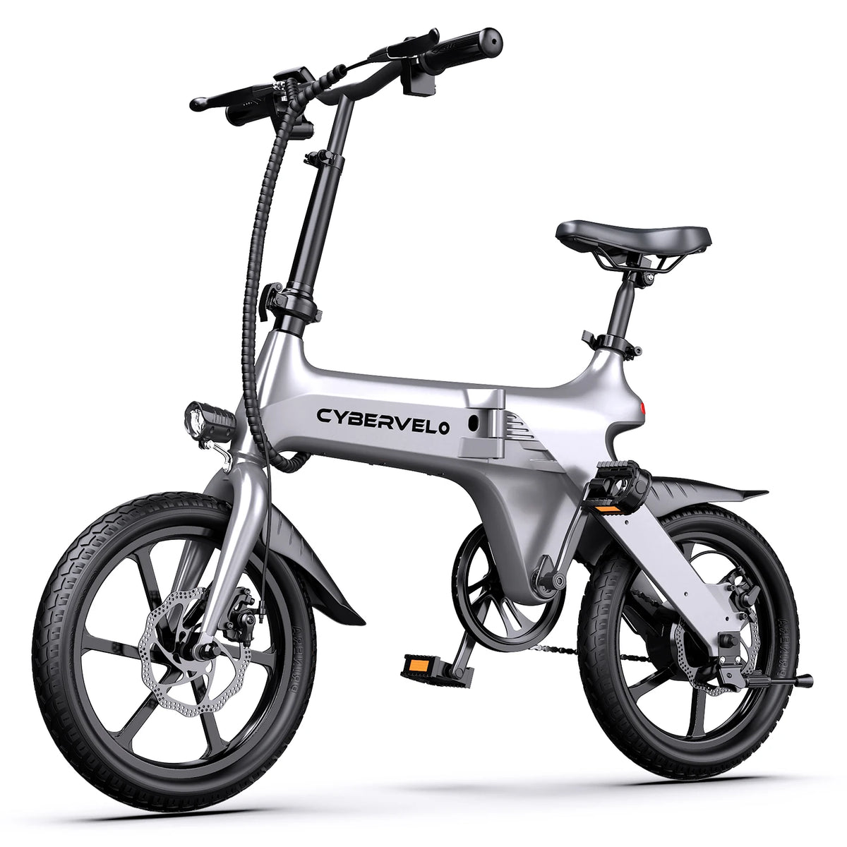 TALUSCONDOR Foldable Electric City Commuter Bike With Waterproof Battery