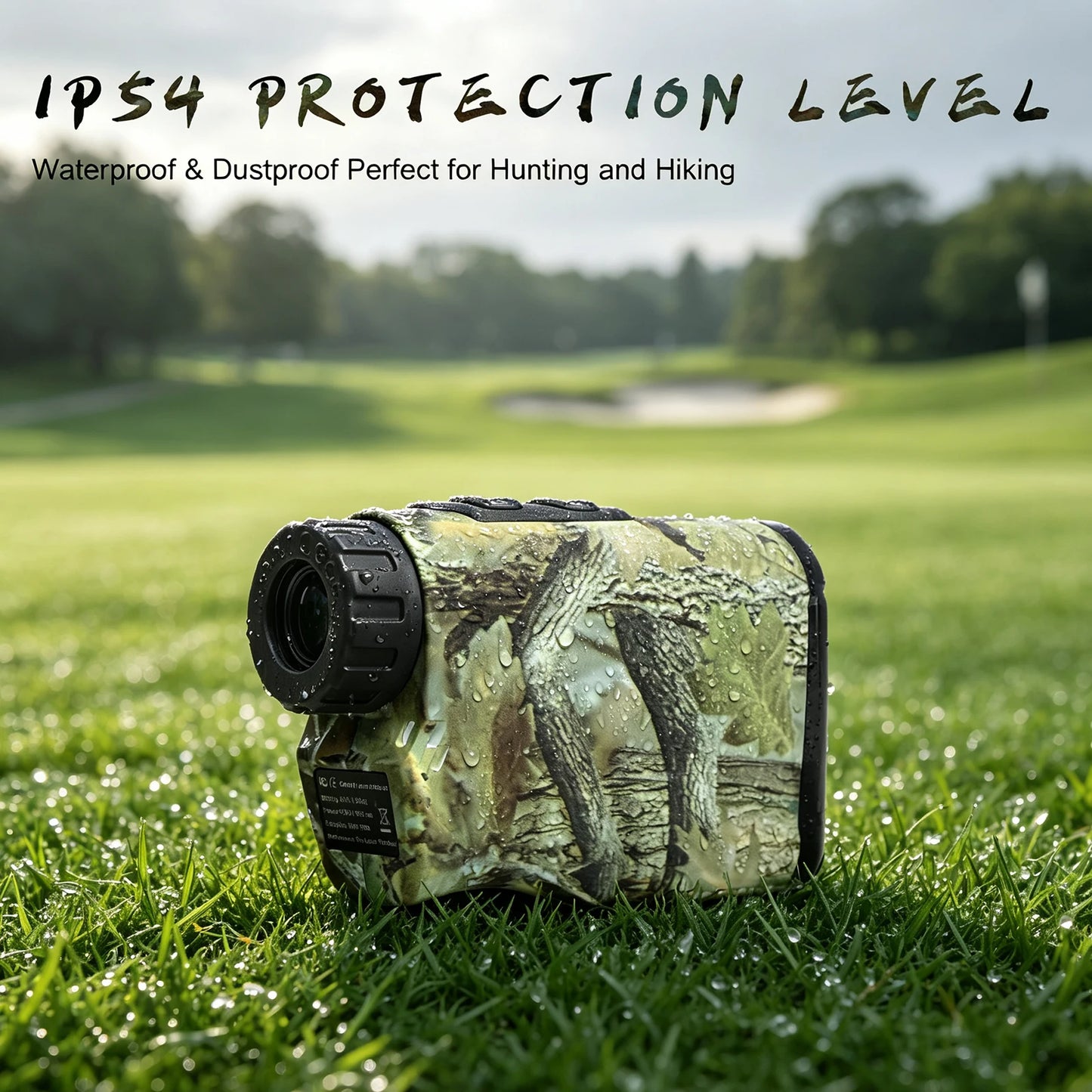PEAKPULSE Golf Rangefinder 1300 Yards Laser Distance Meter 6X Magnification