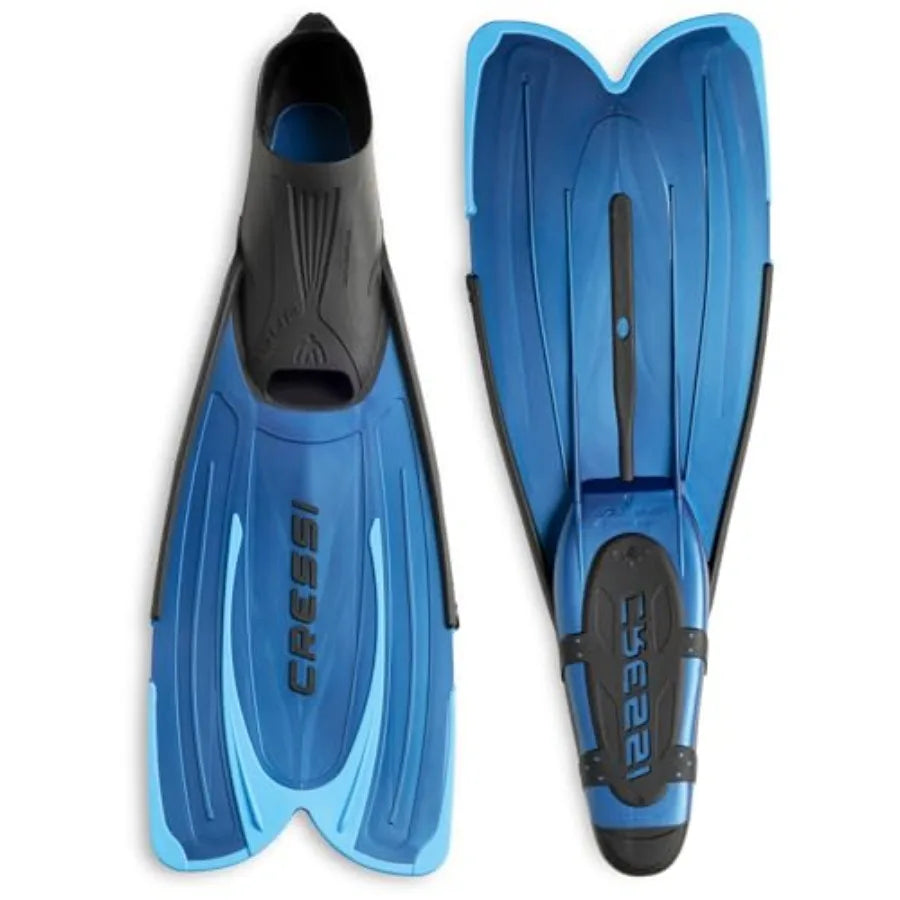 Adult Snorkeling Fins With Self Adjusting Full Feet Pocket