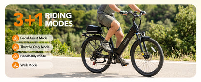 Manufacturer graphic of CITYONE PLUS disc brakes