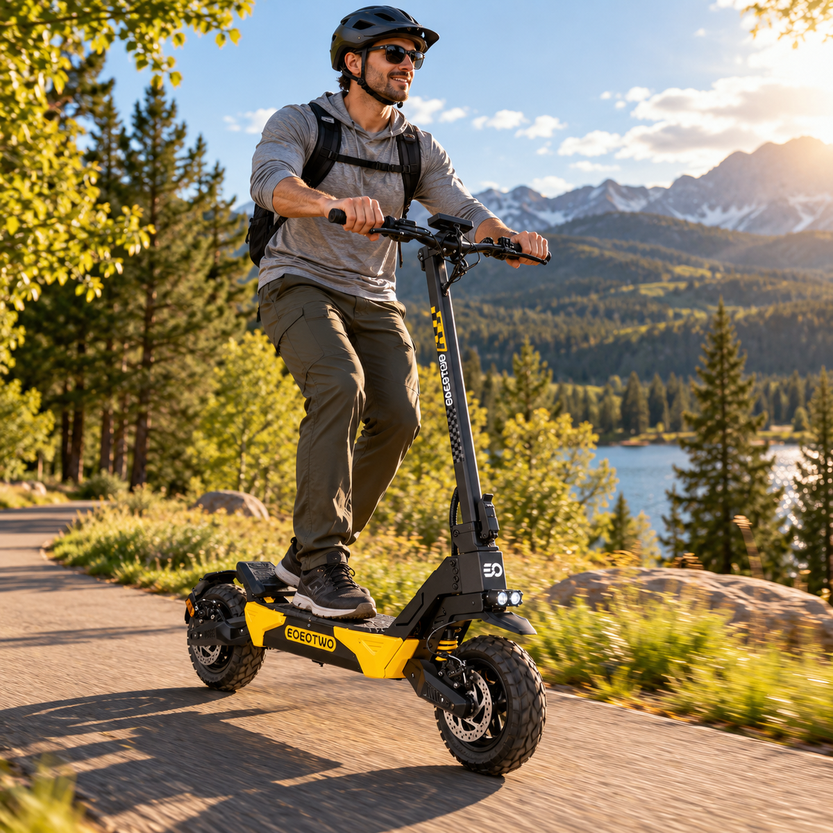 EOEOTWO S1 Electric Scooter with 48V 13Ah Battery