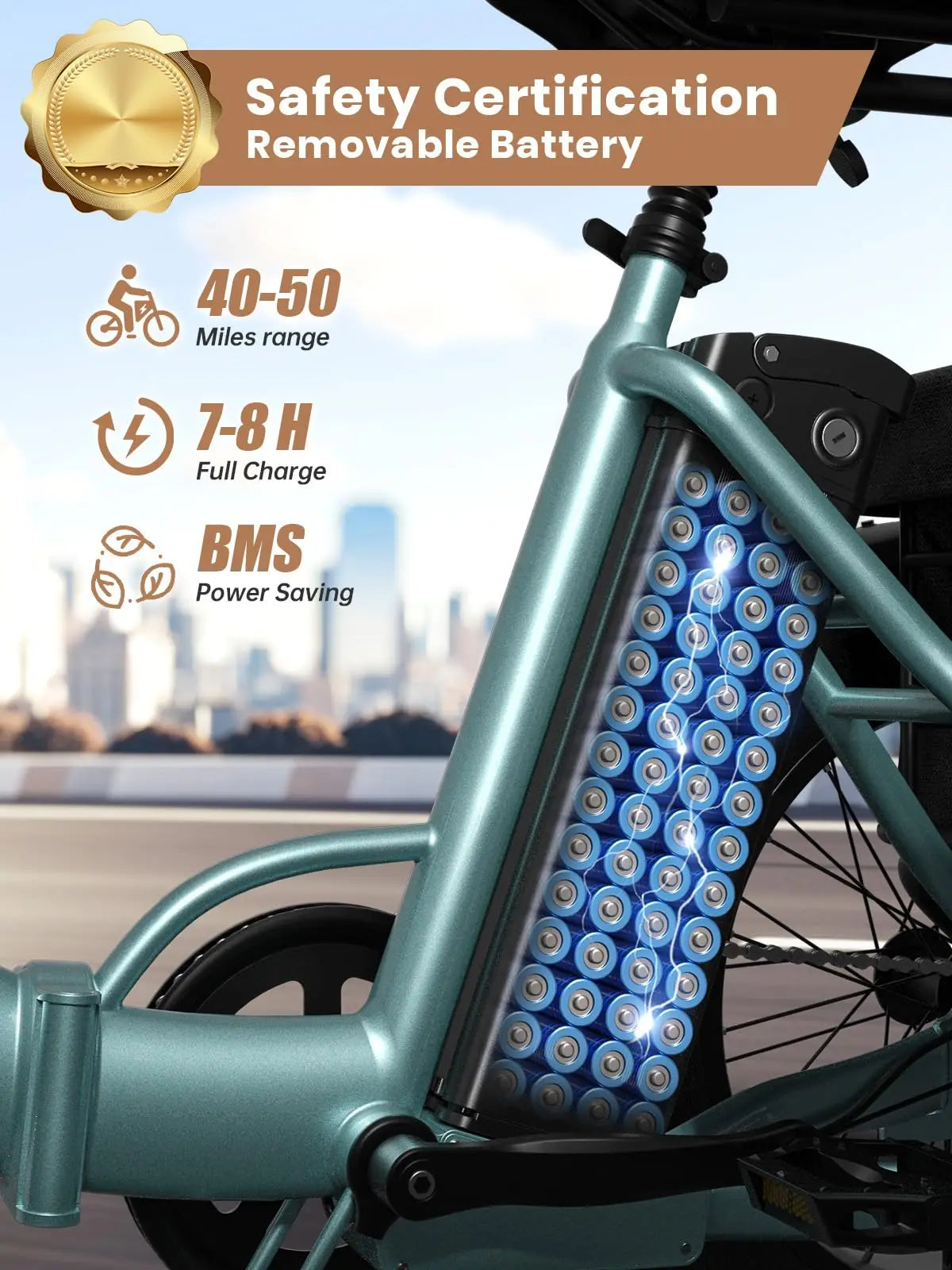 QRONGE Lava Electric Tricycle For Adults 960W 50 Mile Range