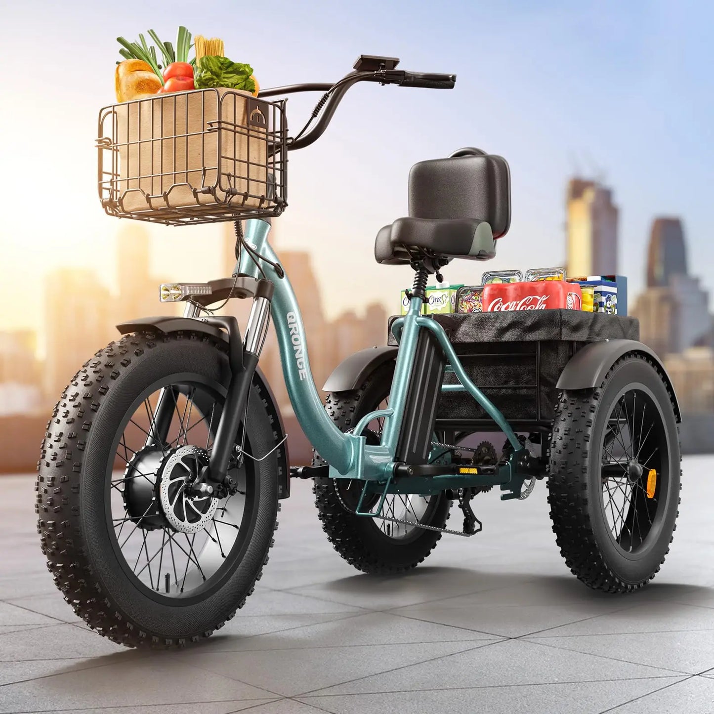 QRONGE 960W Peak Electric Bike For Adults 36V 13.5Ah
