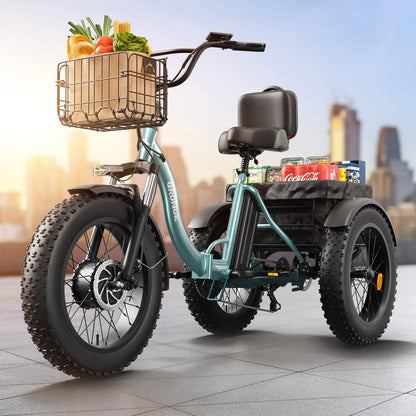 QRONGE 960W Peak Electric Bike For Adults 36V 13.5Ah