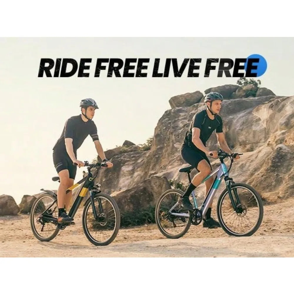 GYROOR Electric Mountain Bike With Removable Battery And Shimano Gears