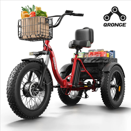 QRONGE 960W Peak Electric Bike For Adults 36V 13.5Ah