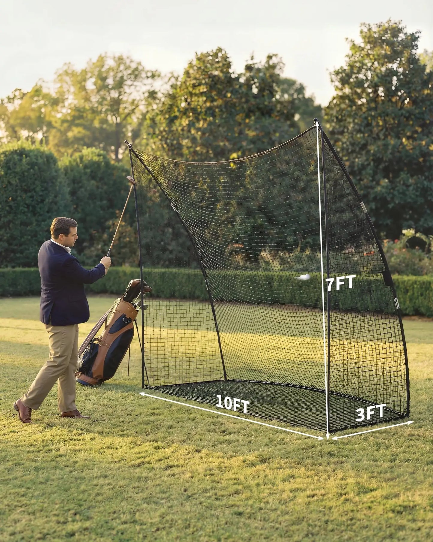 Golf Practice Net Portable Hitting Training Net With Carry Bag