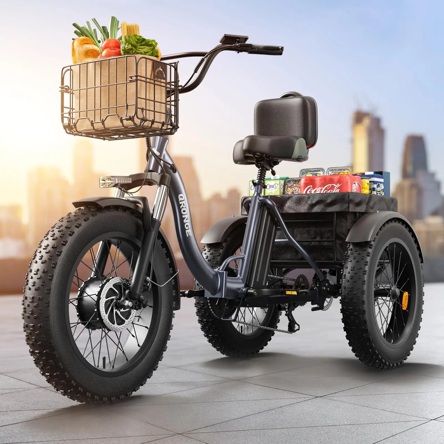 QRONGE 960W Peak Electric Bike For Adults 36V 13.5Ah
