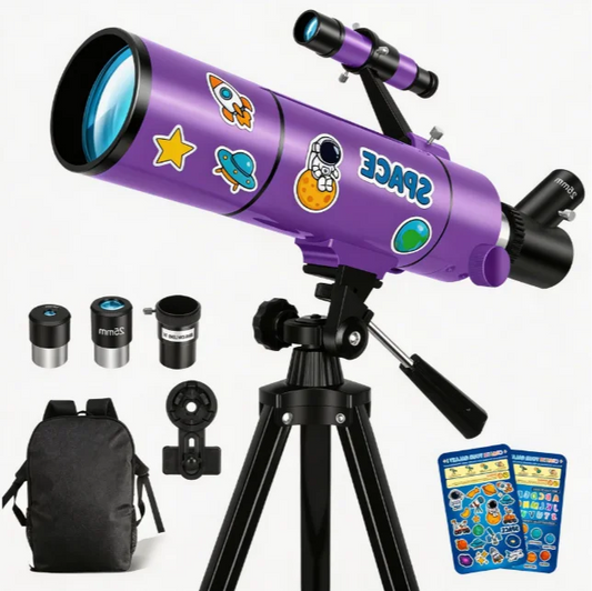 Portable 80mm Telescope 150X With Tripod And Phone Holder