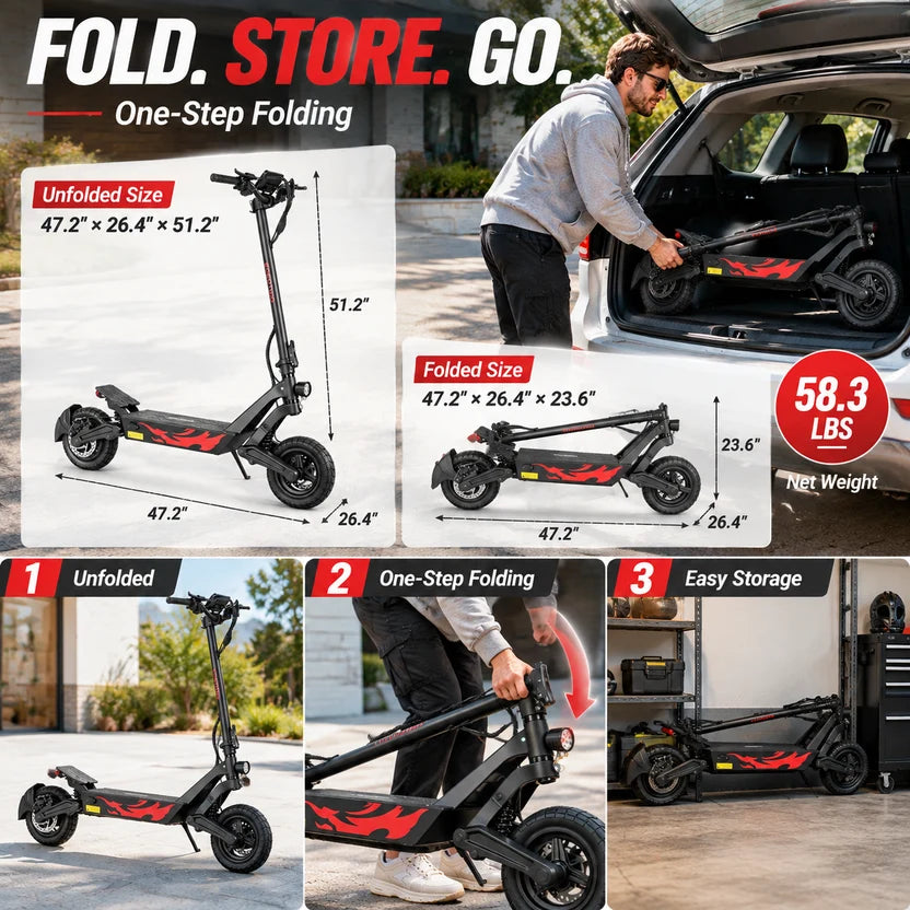 EOEOTWO GT05 Electric Scooter for Commuting and Daily Travel