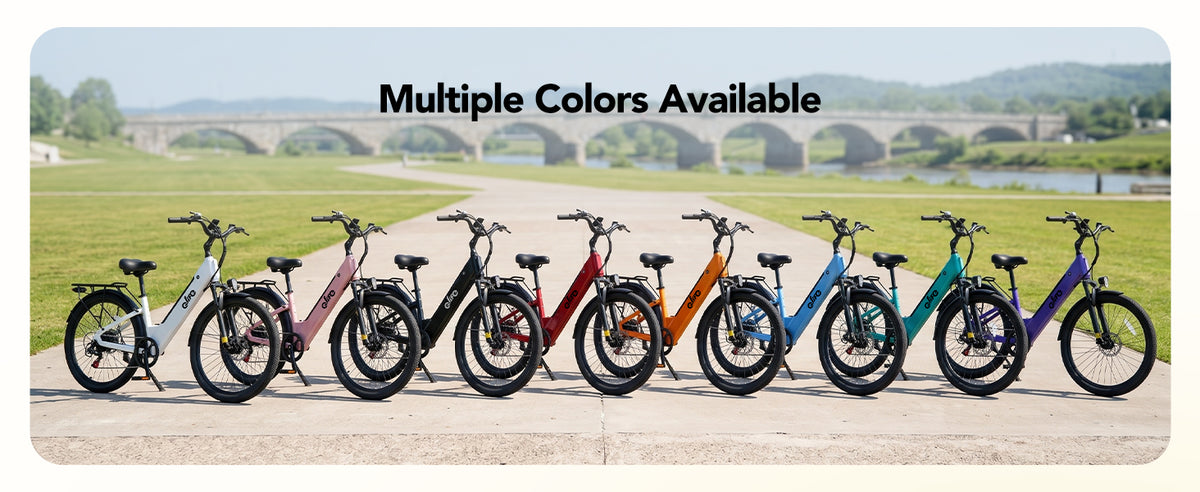 Manufacturer graphic showing CITYONE PLUS color options