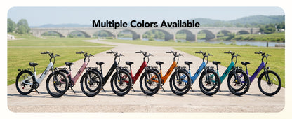 Manufacturer graphic showing CITYONE PLUS color options