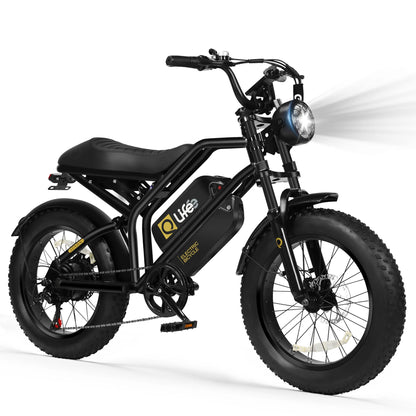 Qlife SPARK DUAL electric bike in Black