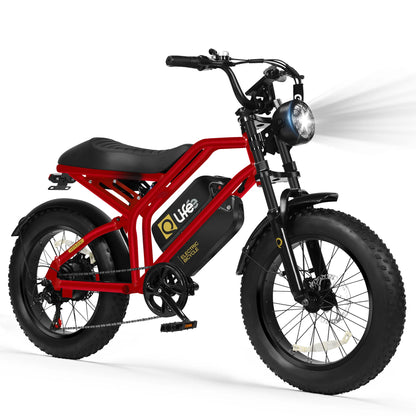 Qlife SPARK DUAL electric bike in Red