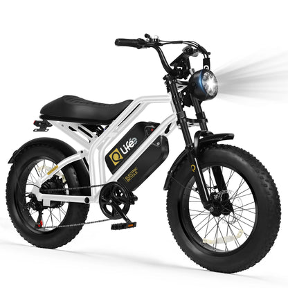 Qlife SPARK DUAL electric bike in White