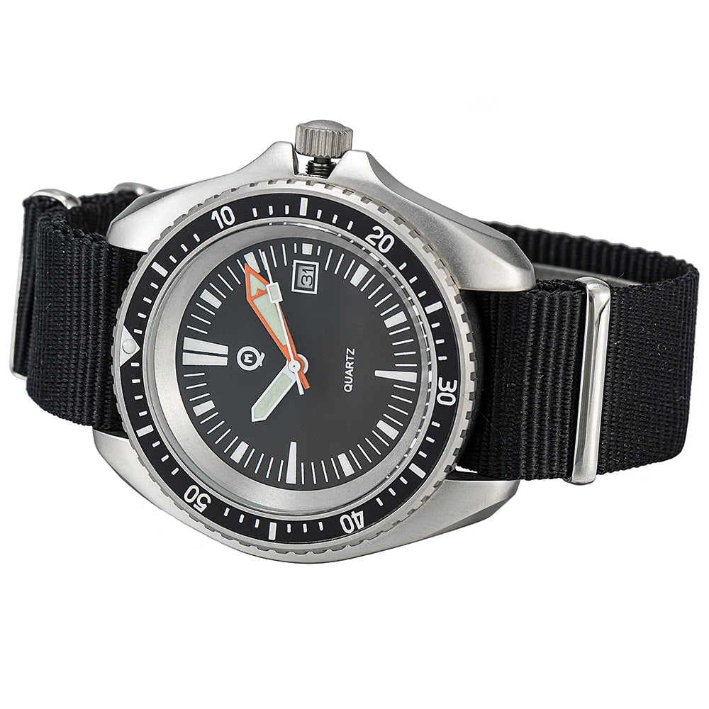 QM Classic UDT Mens Military Sport Watch Japan Movement 300M