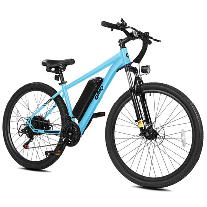 Light blue Qlife RACER electric mountain bike