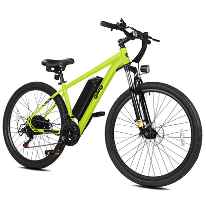 Neon green Qlife RACER electric mountain bike