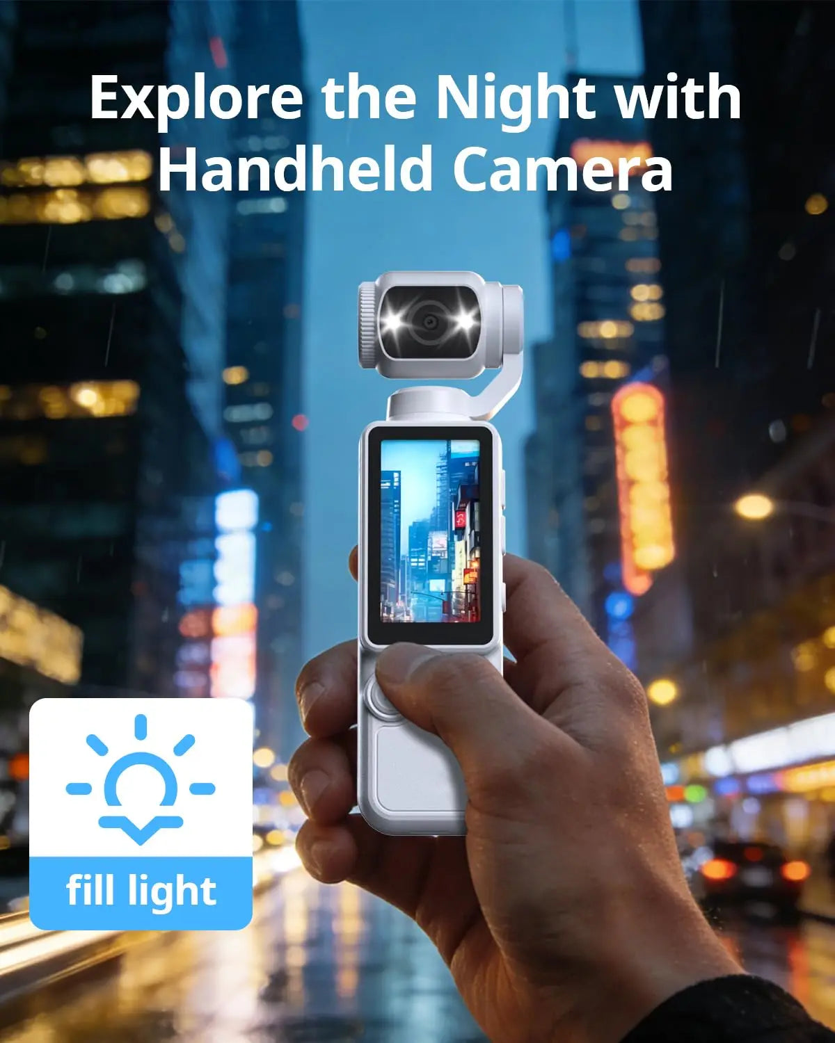 W&O Portable 1MP Digital Camera With 4K Video And Rotating Lens