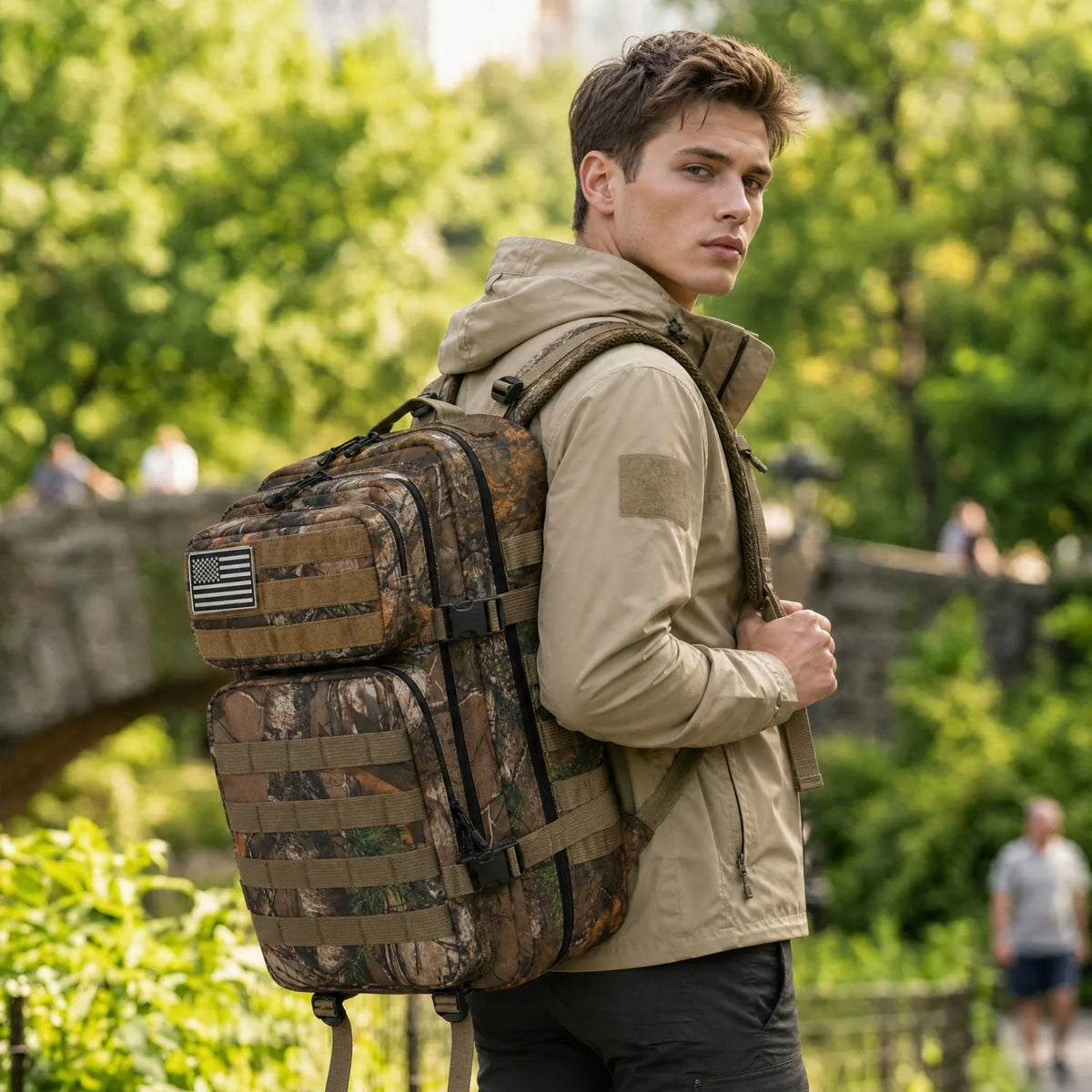 ReFire Gear Tactical Molle Backpack With Large Capacity And Pockets
