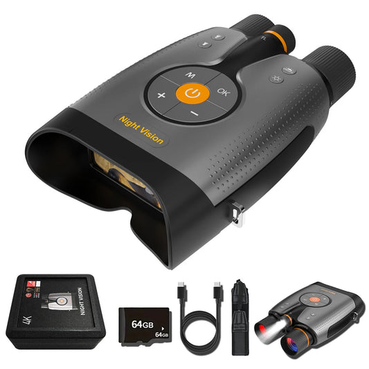 GOYOJO 4K Night Vision Binoculars with App Control and Display