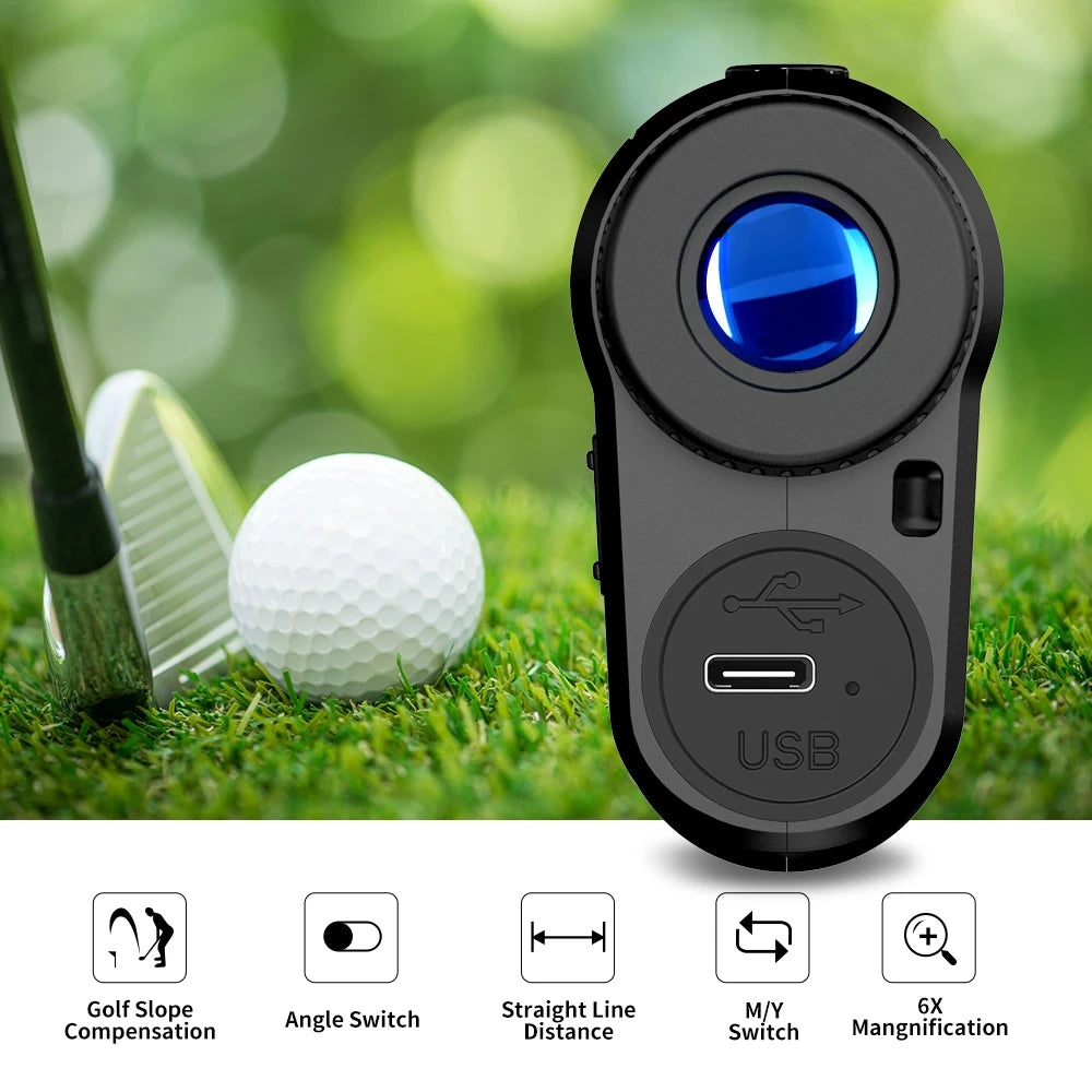 REVASRI Golf Rangefinder With Slope Switch And Flag Lock
