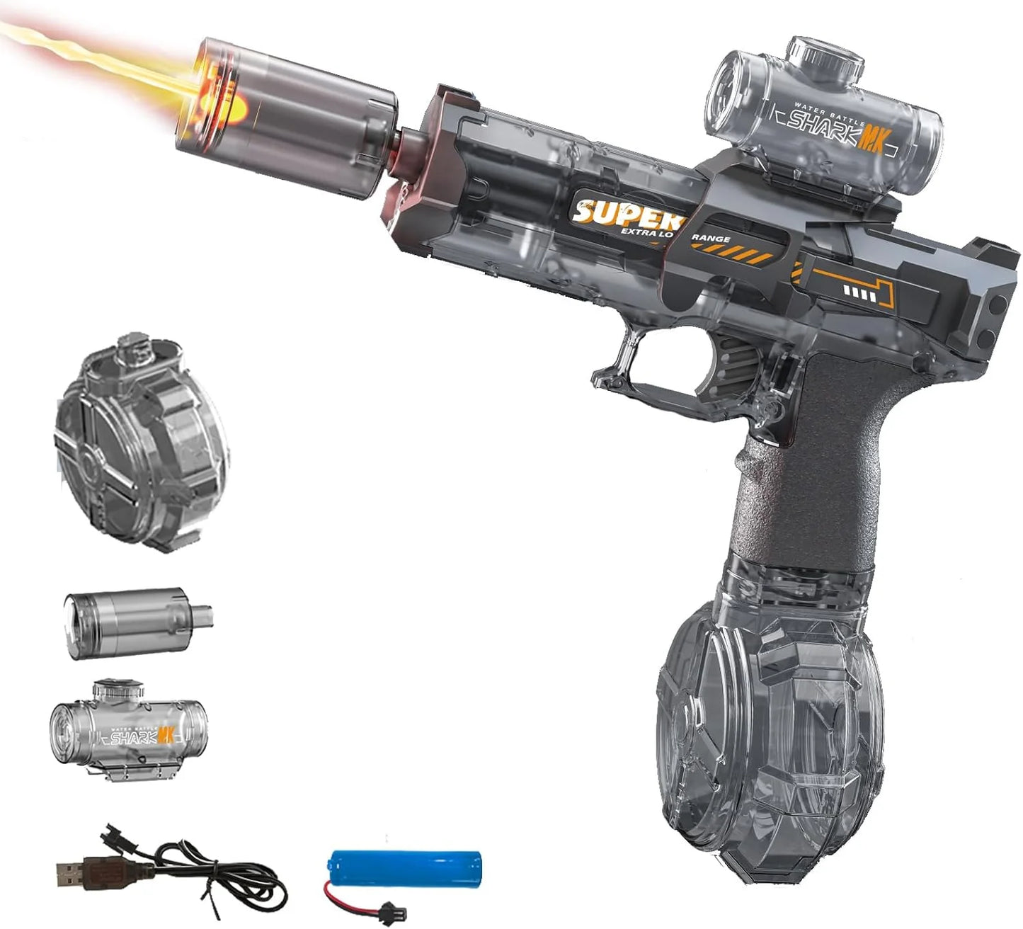 High Concerned Chemical Electric Water Gun Squirt Gun Long Range