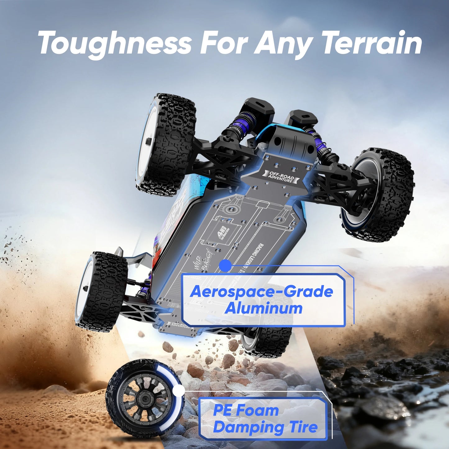 JIUSI WB12 Pro 4WD Brushless RC Car Off Road Racing