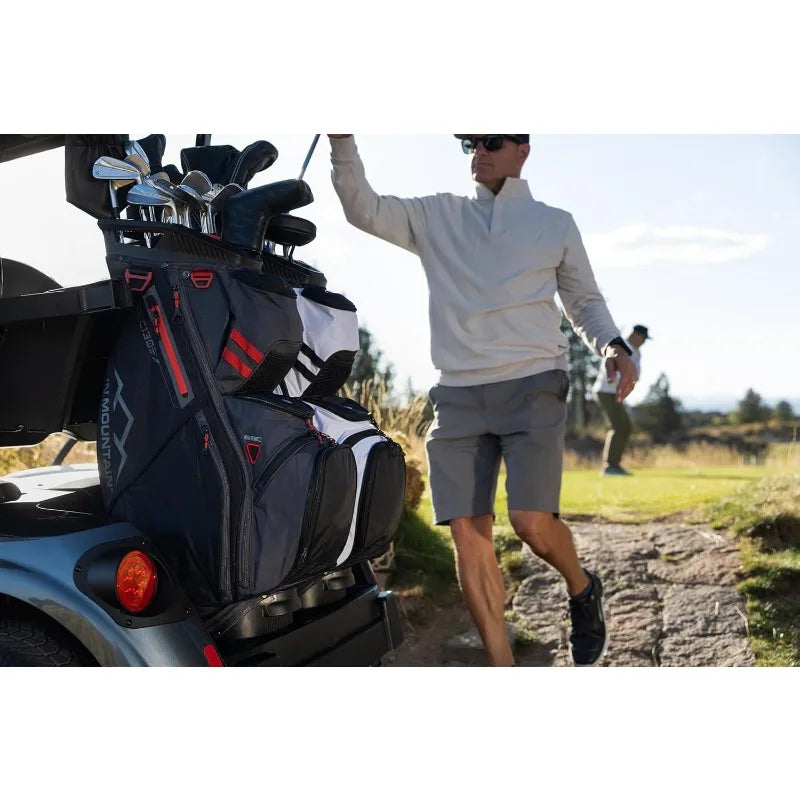 C130 Lightweight Cart Golf Bag With 14 Way Top Organization