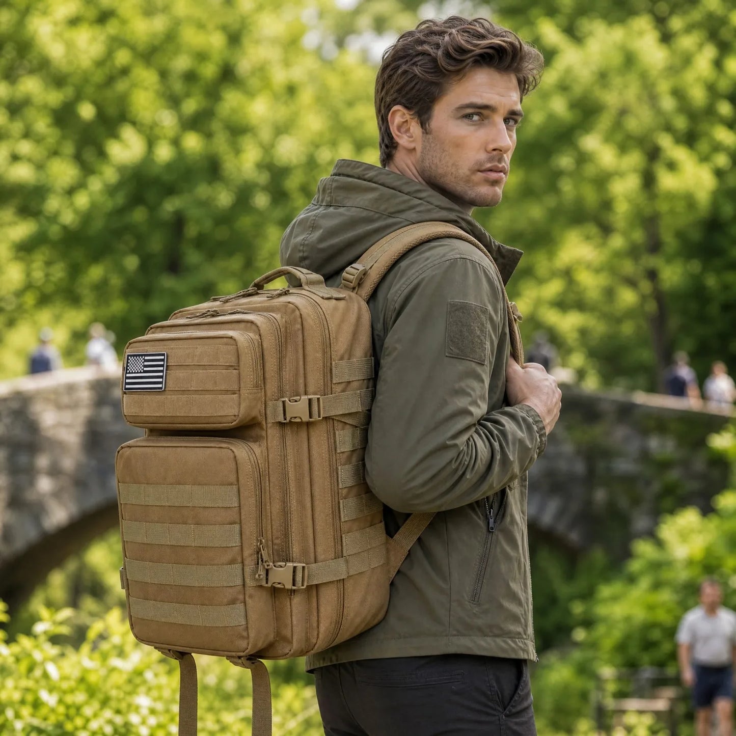 ReFire Gear Tactical Molle Backpack With Large Capacity And Pockets