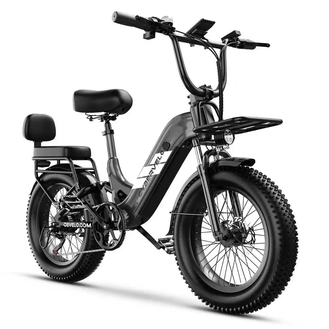 Cybervelo 1000W Peak Fat Tire Step Through Electric Bike