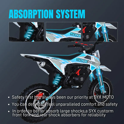 58cc Gas Powered Dirt Bike For Kids 4-Stroke Mini Pit
