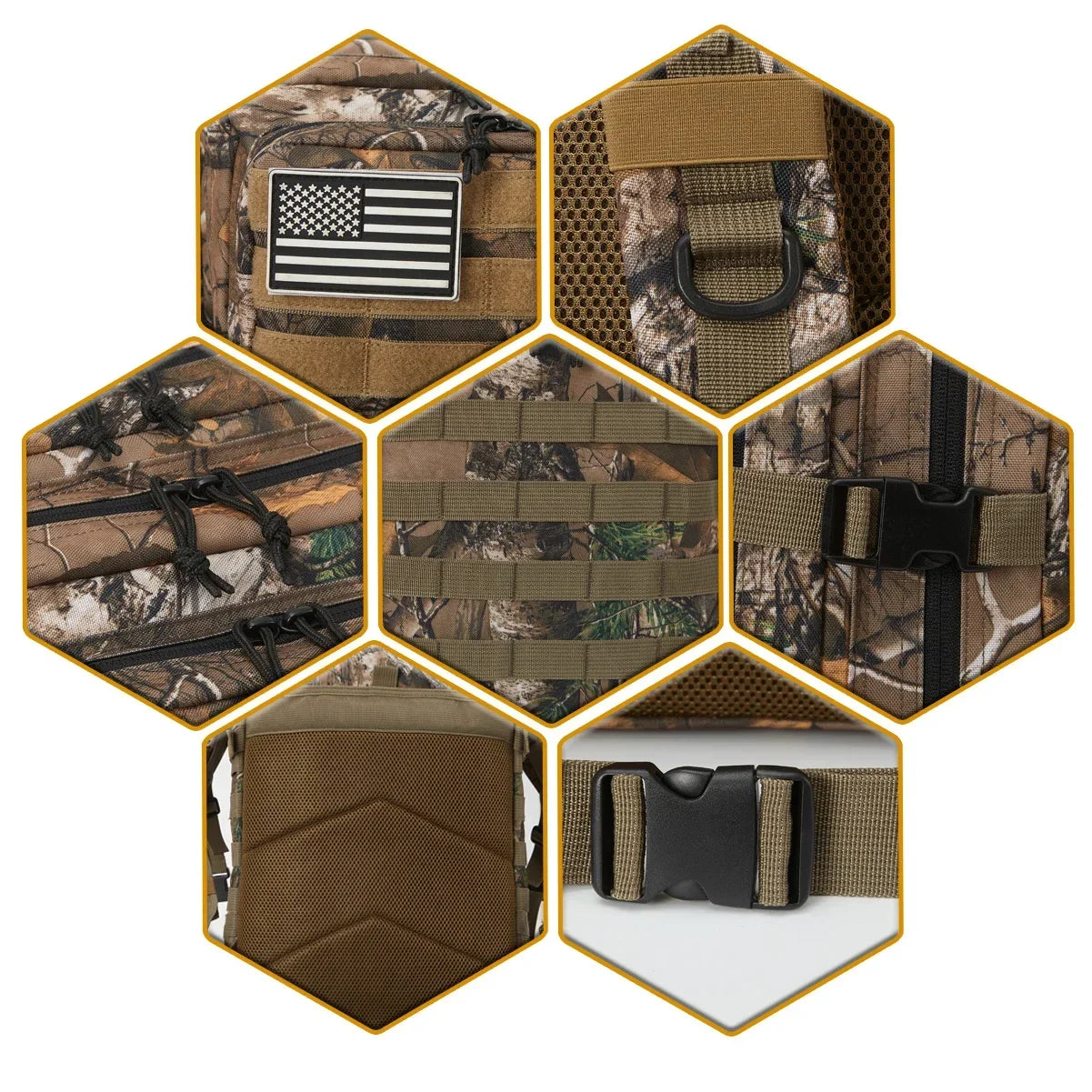 ReFire Gear Hunting Tactical Backpack Large Capacity For Outdoors