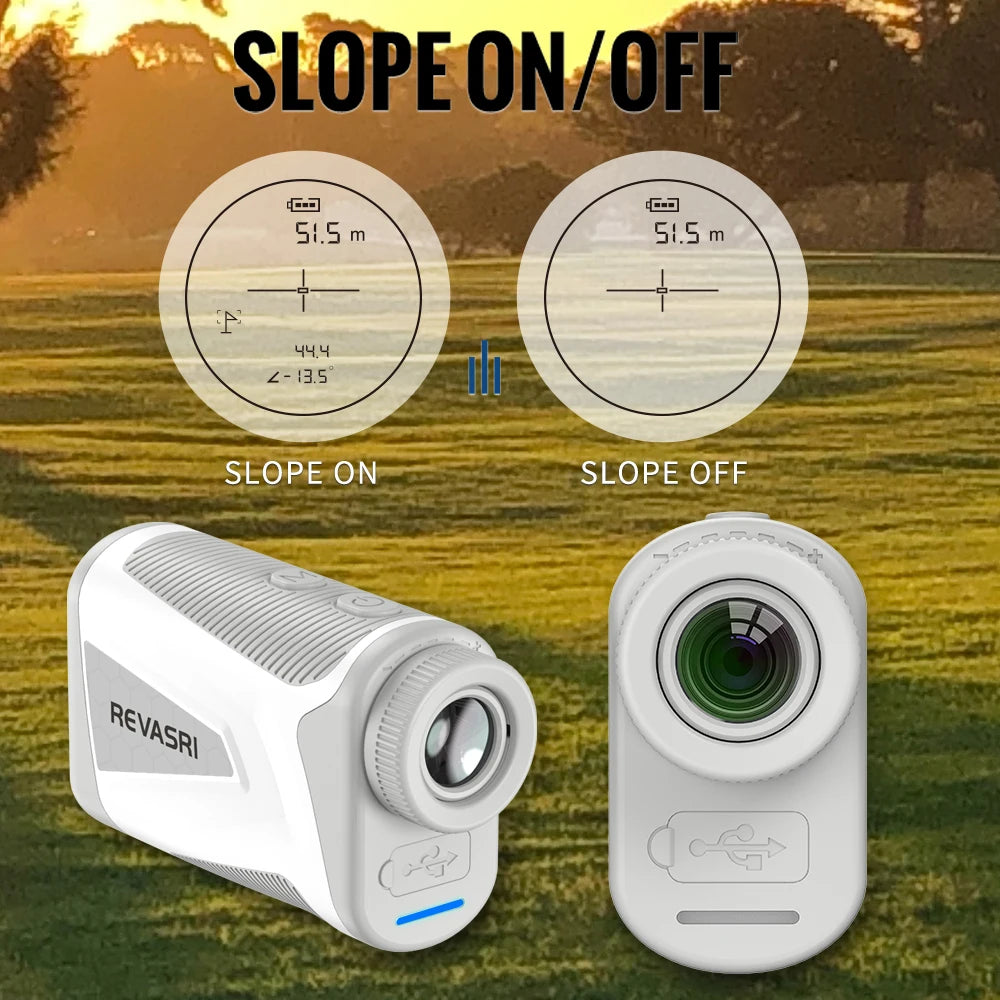 REVASRI Golf Laser Rangefinder With Slope And Flag Pole Lock