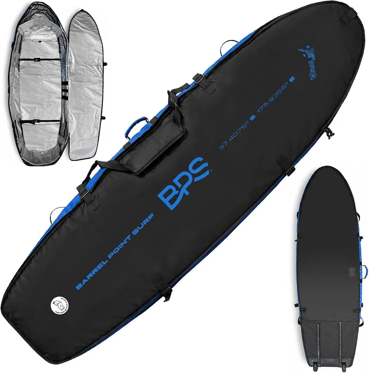 MelodySusie Recycled RPET Surfboard Coffin Travel Bag